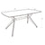 Criterion Phoenix Dining Table 1600mm Light Grey Sintered Stone