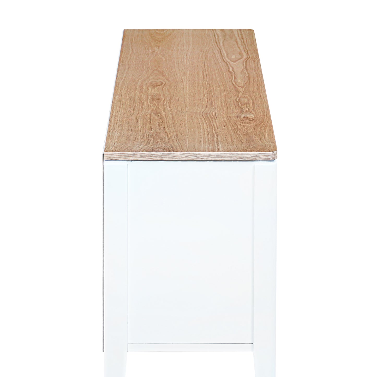 Criterion Sorrento Entertainment Unit 1800mm Semi Assembled White Oak Veneer