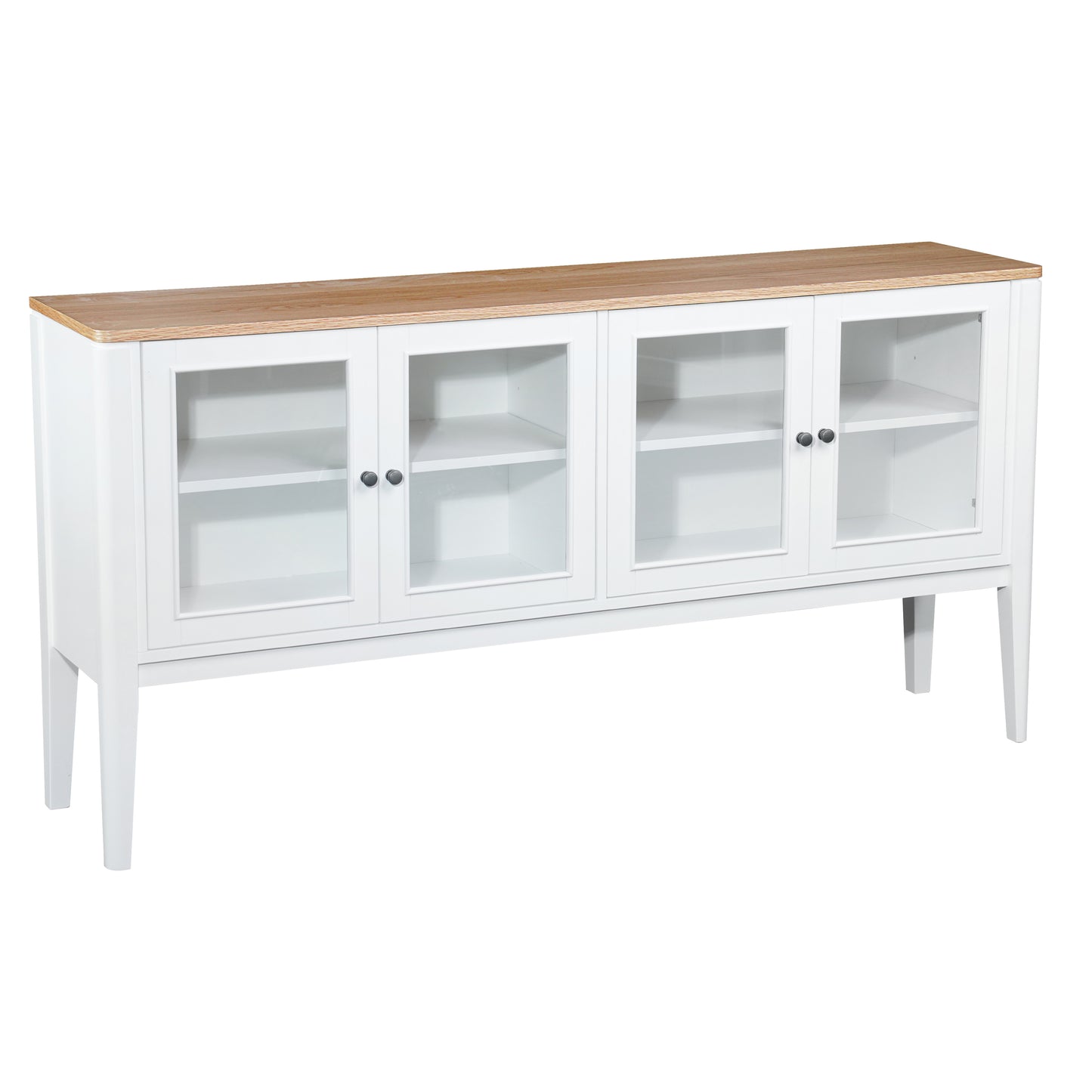 Criterion Sorrento Buffet, Side Board 1800mm Semi-Assembled White Oak Veneer