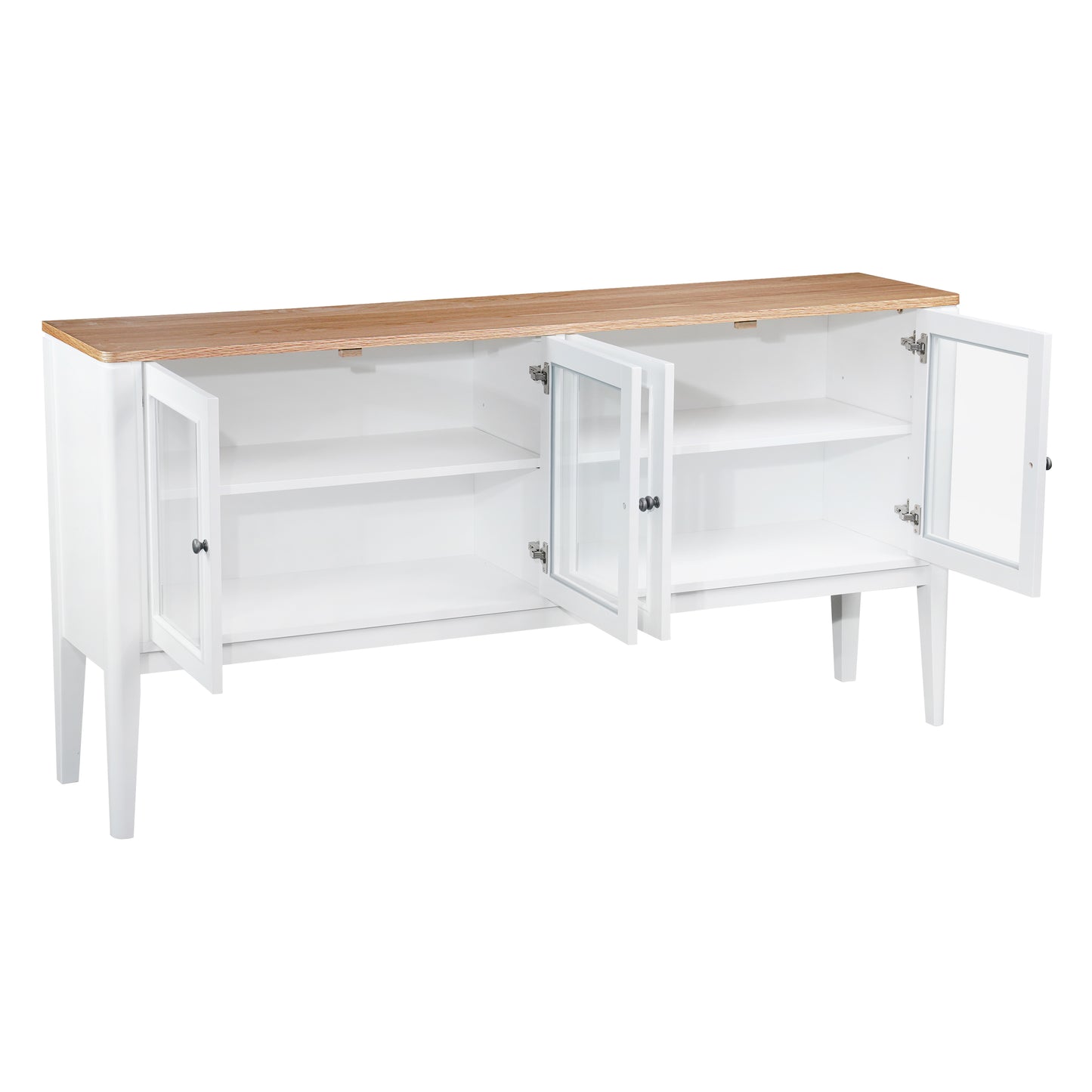 Criterion Sorrento Buffet, Side Board 1800mm Semi-Assembled White Oak Veneer