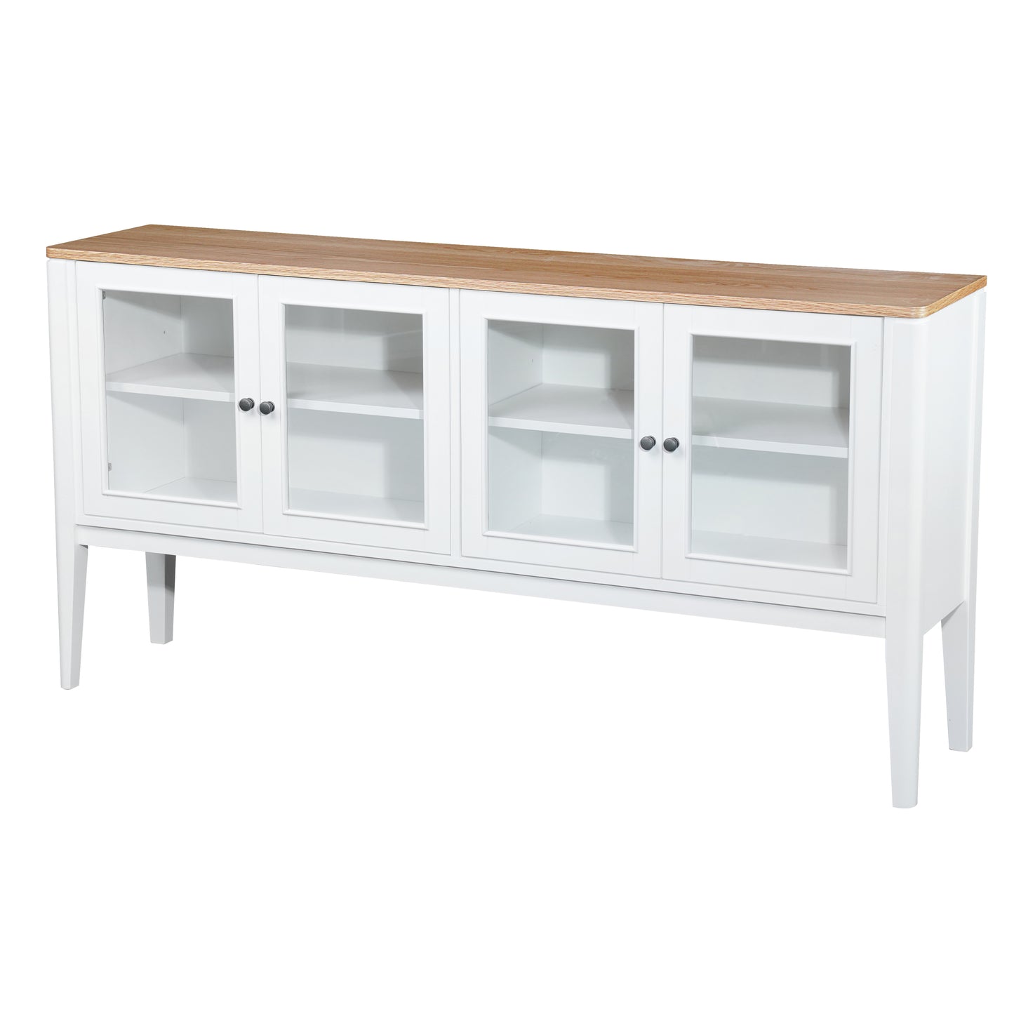 Criterion Sorrento Buffet, Side Board 1800mm Semi-Assembled White Oak Veneer