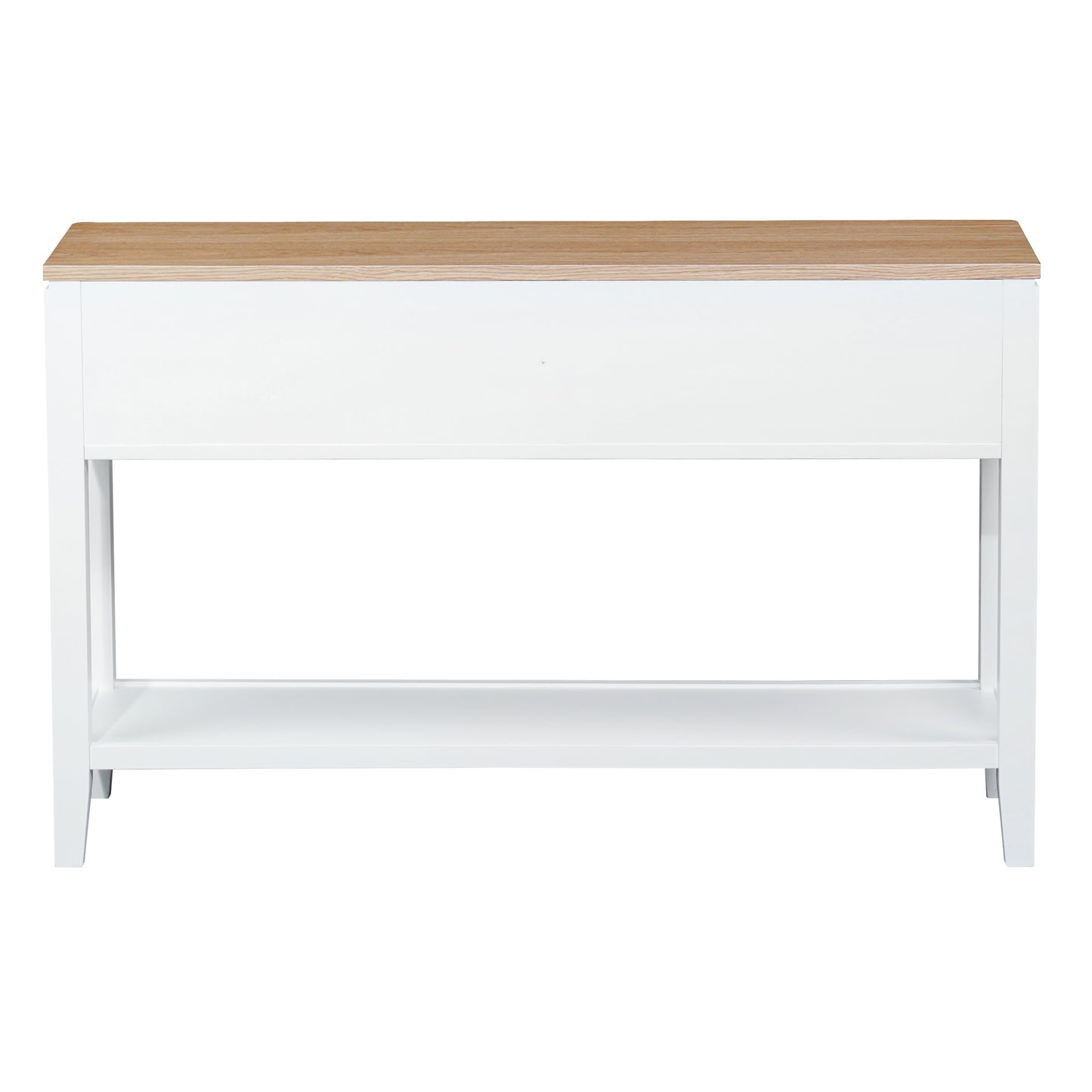 Criterion Sorrento Console Table 1200mm Semi-Assembled White Oak Veneer