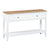 Criterion Sorrento Console Table 1200mm Semi-Assembled White Oak Veneer