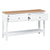 Criterion Sorrento Console Table 1200mm Semi-Assembled White Oak Veneer