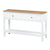 Criterion Sorrento Console Table 1200mm Semi-Assembled White Oak Veneer