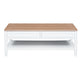 Criterion Sorrento Coffee Table 1200mm Semi-Assembled White Oak Veneer