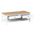 Criterion Sorrento Coffee Table 1200mm Semi-Assembled White Oak Veneer