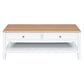 Criterion Sorrento Coffee Table 1200mm Semi-Assembled White Oak Veneer