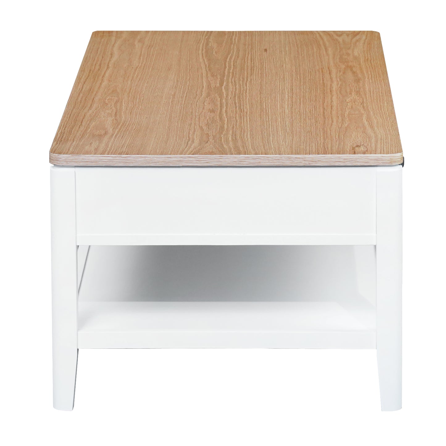 Criterion Sorrento Coffee Table 1200mm Semi-Assembled White Oak Veneer