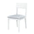 Criterion Sorrento Dining Chair 875mm Solid Wood Legs White Oak Veneer