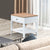 Criterion Sorrento End Table 550mm Semi-Assembled White Oak Veneer