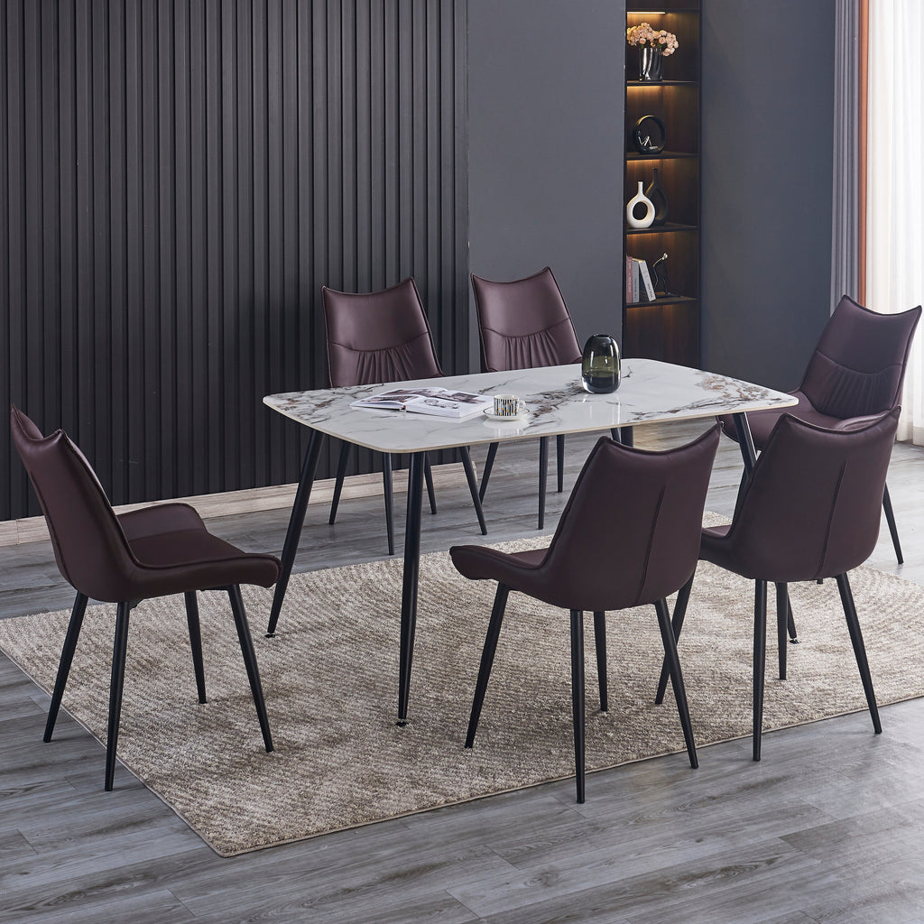 Criterion Tempo Dining Table 1500mm Brown Grey Sintered Stone