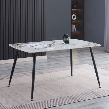 Criterion Tempo Dining Table 1500mm Brown Grey Sintered Stone