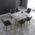 Criterion Tempo Dining Table 1500mm Light Grey Sintered Stone