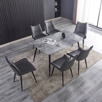 Criterion Tempo Dining Table 1500mm Mid Grey Sintered Stone
