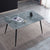 Criterion Tempo Dining Table 1500mm Mid Grey Sintered Stone