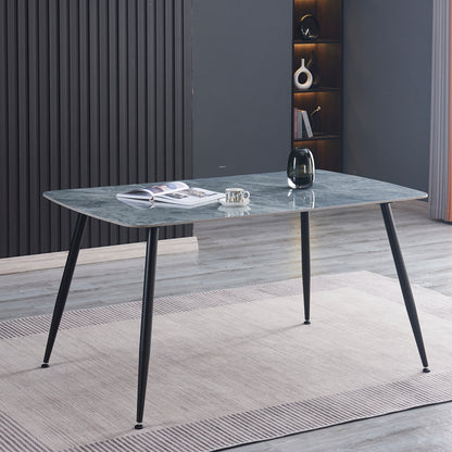 Criterion Tempo Dining Table 1500mm Mid Grey Sintered Stone