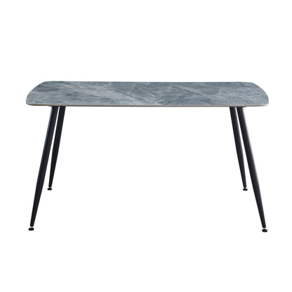 Criterion Tempo Dining Table 1500mm Mid Grey Sintered Stone