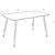 Criterion Tempo Dining Table 1500mm White Grey Sintered Stone