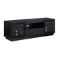 Criterion Zaire TV Cabinet, Entertainment Unit 1800mm Semi-Assembled Black