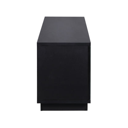 Criterion Zaire TV Cabinet, Entertainment Unit 1800mm Semi-Assembled Black