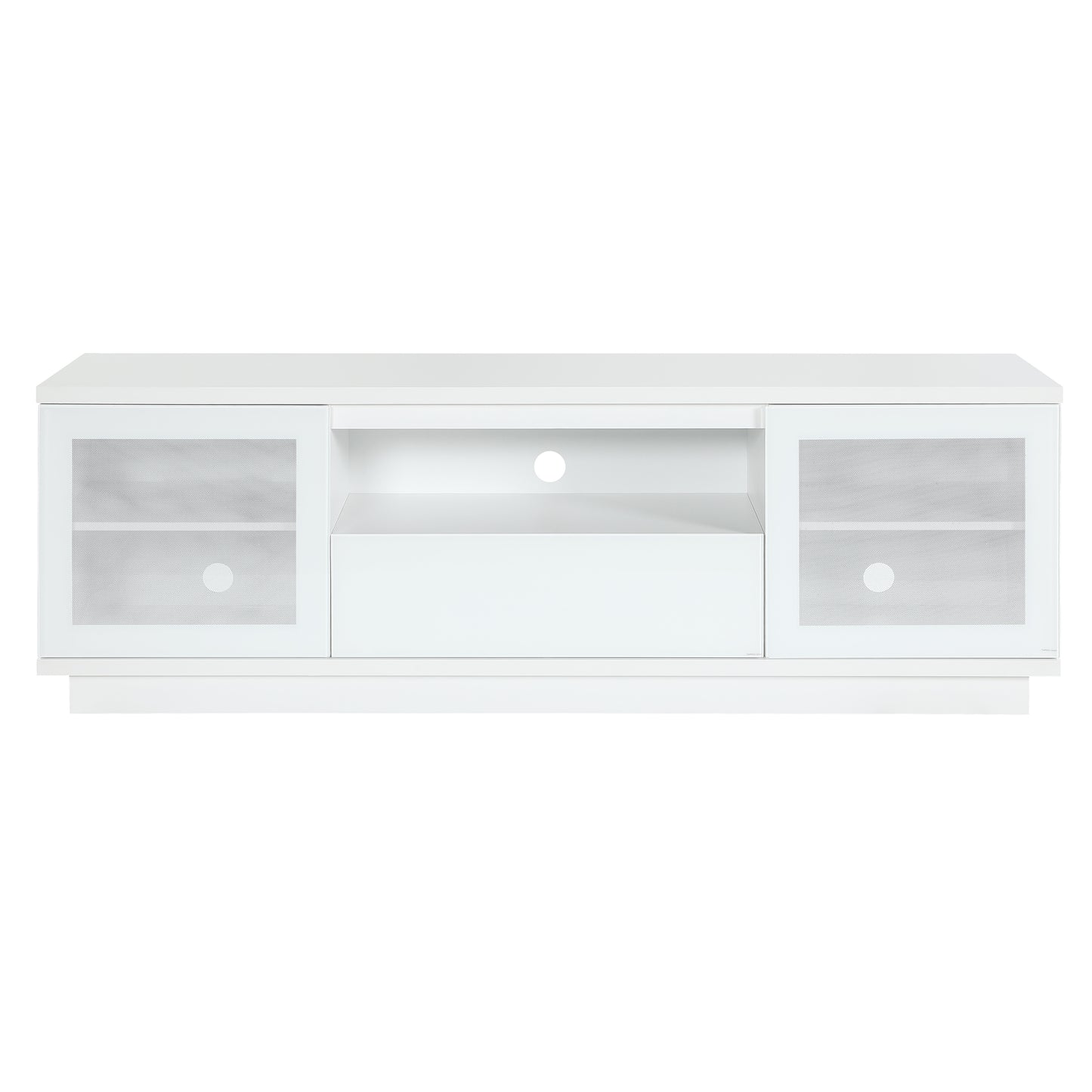 Criterion Zaire TV Cabinet, Entertainment Unit 1800mm Semi-Assembled White