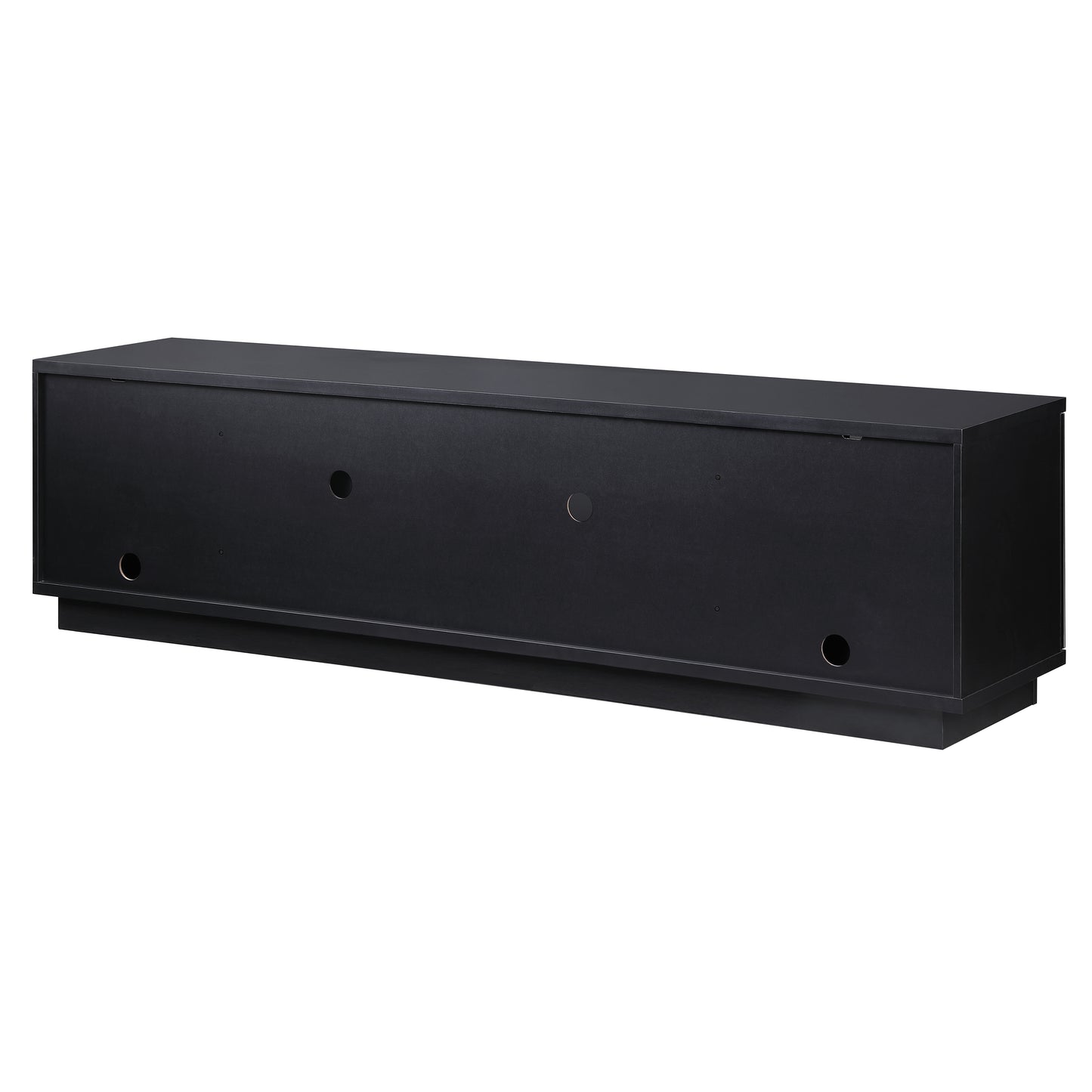 Criterion Zaire TV Cabinet, Entertainment Unit 2200mm Semi-Assembled Black