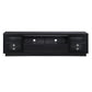 Criterion Zaire TV Cabinet, Entertainment Unit 2200mm Semi-Assembled Black