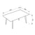 Criterion Mendy Dining Table 1400mm White Sintered Stone