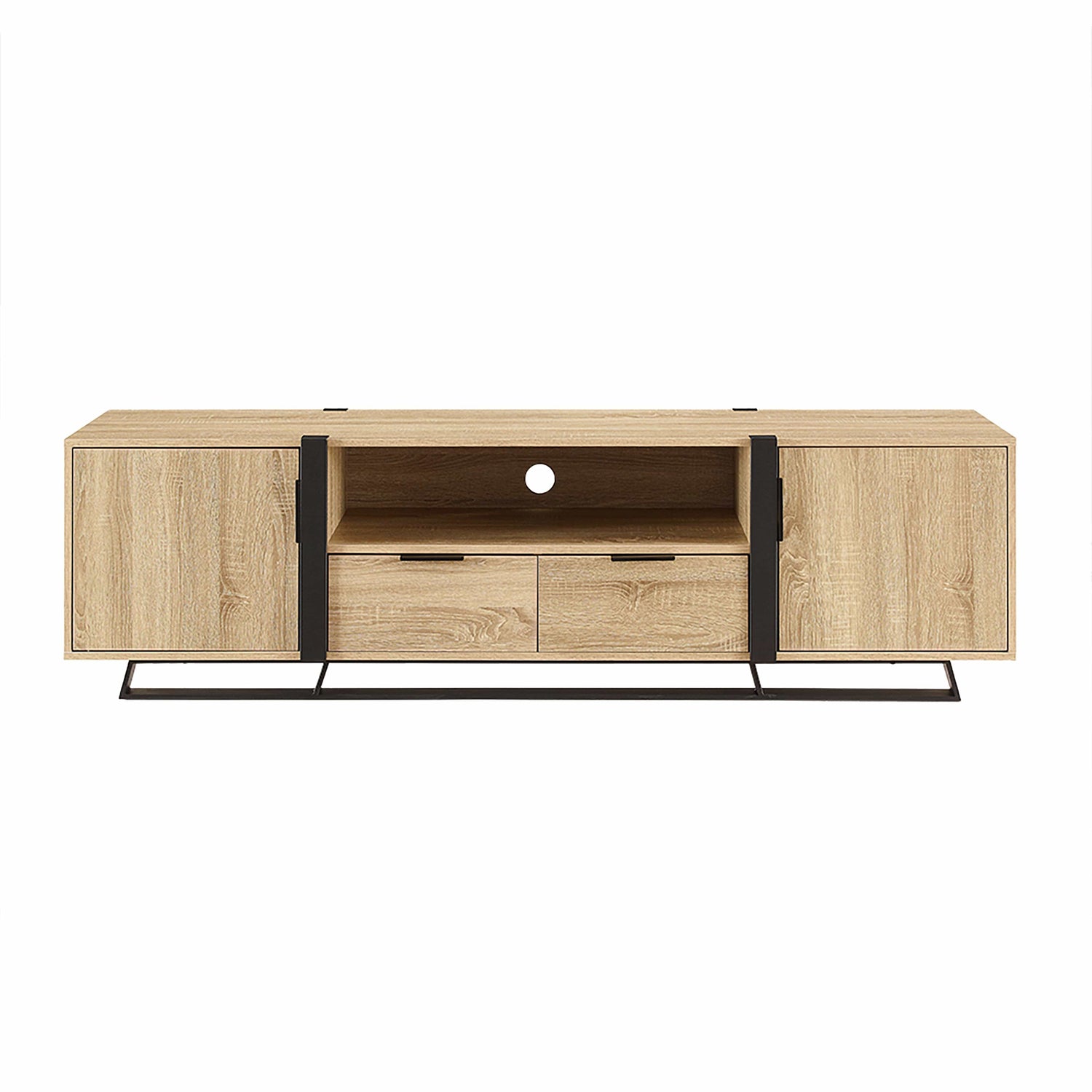 CAPRI1800 Elite Entertainment Unit Oak by Criterion™ Home Living Store