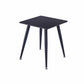 Mendy Black Sintered Stone End Table with Metal Legs by Criterion™ Furniture > Tables > Accent Tables > End Tables HLS