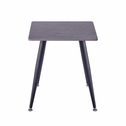 Mendy Grey Sintered Stone End Table with Metal Legs by Criterion™ Furniture > Tables > Accent Tables > End Tables HLS