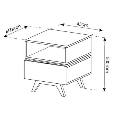 SILVERTON End Table Oak by Criterion™ Furniture > Tables > Accent Tables > End Tables HLS